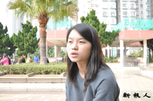 就讀伊利沙伯醫院護校一年級的何卓蕎指,曾遇到一些體力、勞動大的工作,如幫病人過床,令她感到吃力。