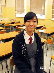王肇枝中學學生會主席黃子雯有意提升同學的公民意識,惟擔心在學校難以實行。