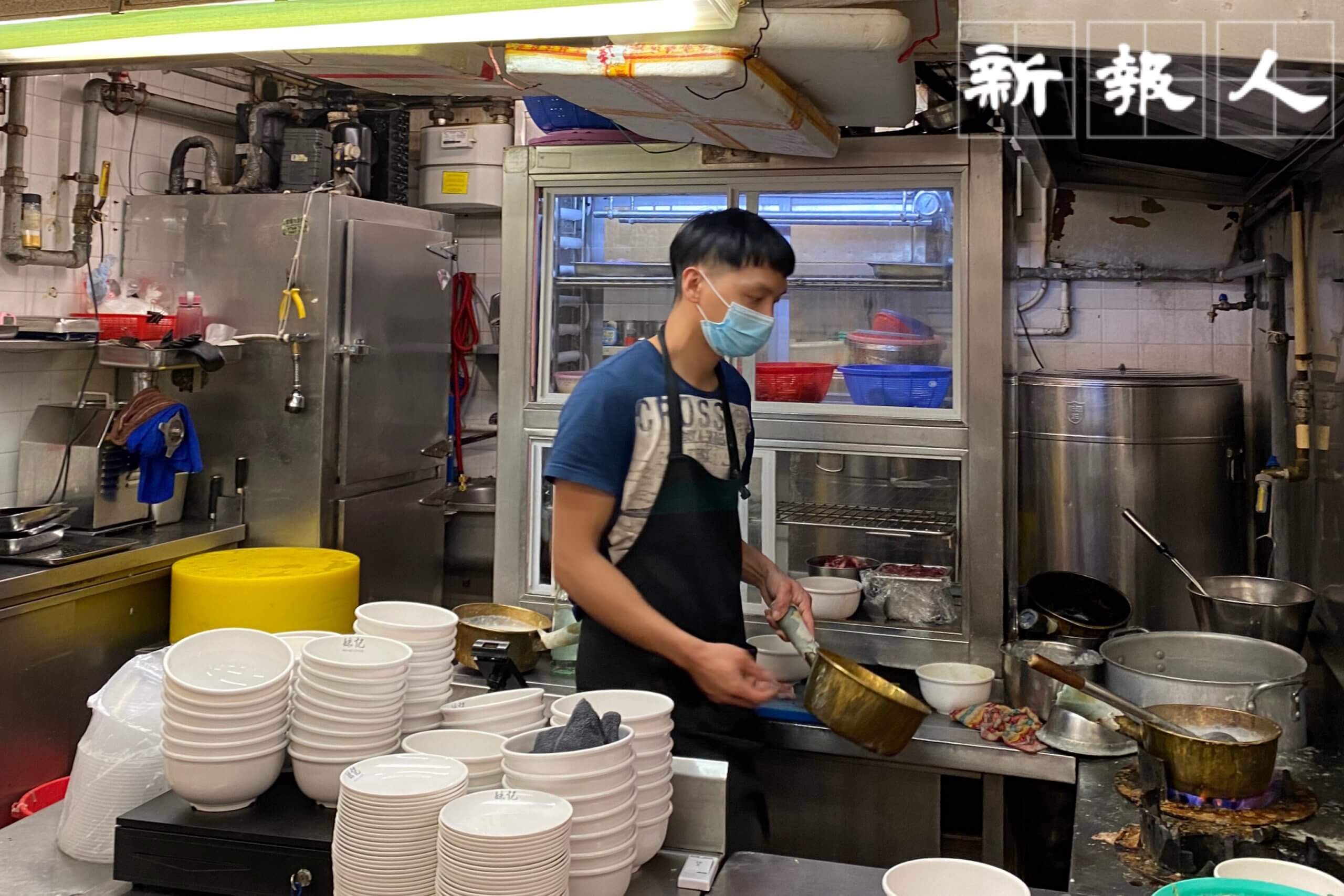 蔡先生指每日只有大概十個顧客會使用電子支付。
